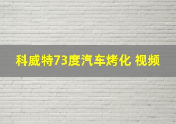 科威特73度汽车烤化 视频